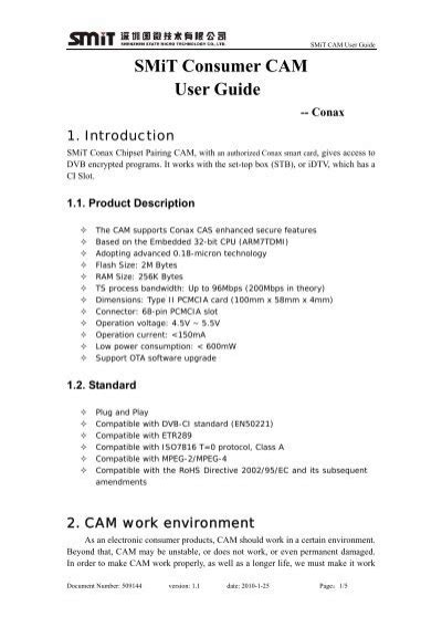 SMiT CAM User Guide 